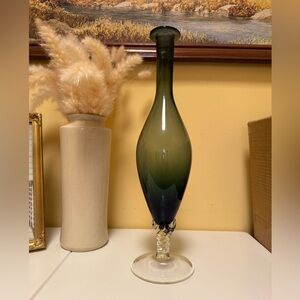 Empoli glass decanter